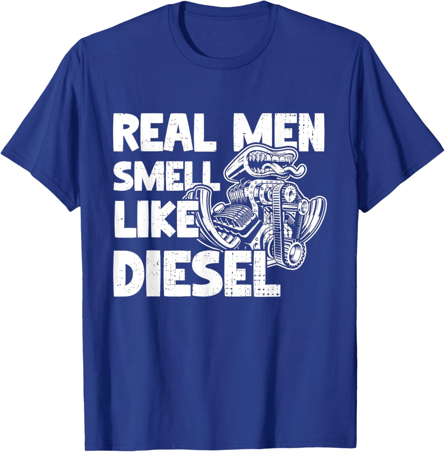 Awesome Diesel Gifts Like A Regular Mechanic Apparel T-Shirt - T-Shirt | Royal