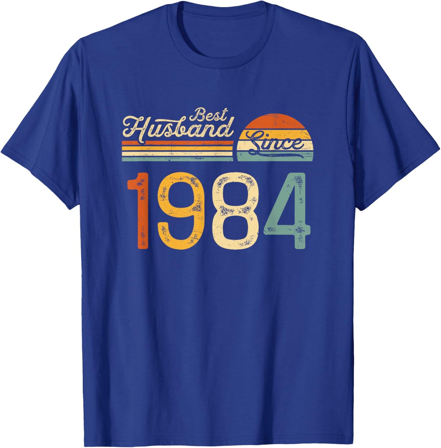 41st wedding anniversary 41 years - Best Husband Since 1984 T-Shirt - T-Shirt | Royal