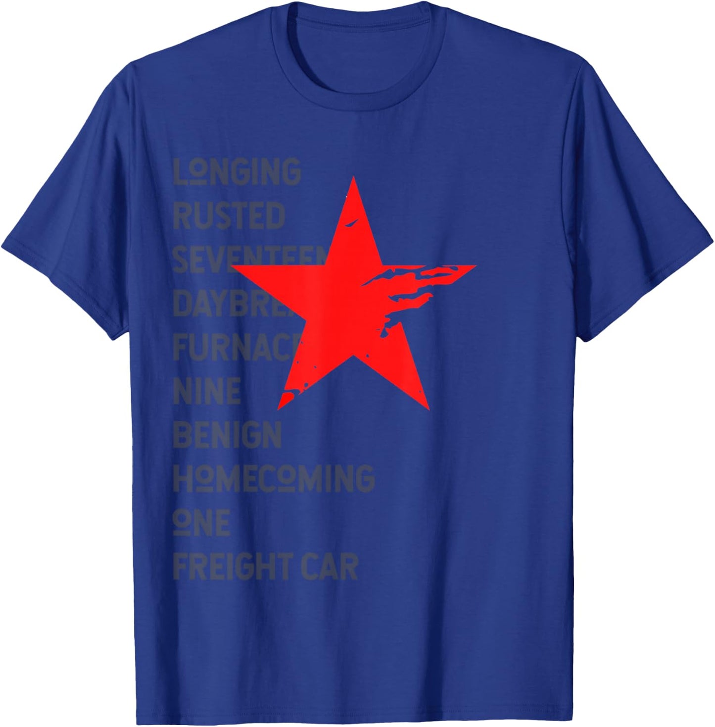 Red Soldier Trigger Words Winter Star Hero T-Shirt - T-Shirt | Royal