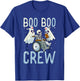 Boo Boo Crew Ghost Doctor Paramedic EMT Nurse Halloween T-Shirt - T-Shirt | Royal