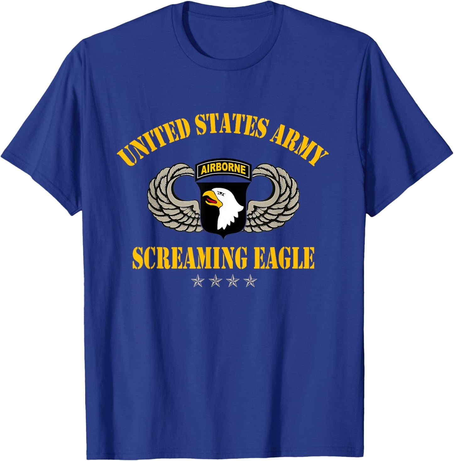 U.S Army 101st Airborne Screaming Eagle Veterans Day T-Shirt - T-Shirt | Royal