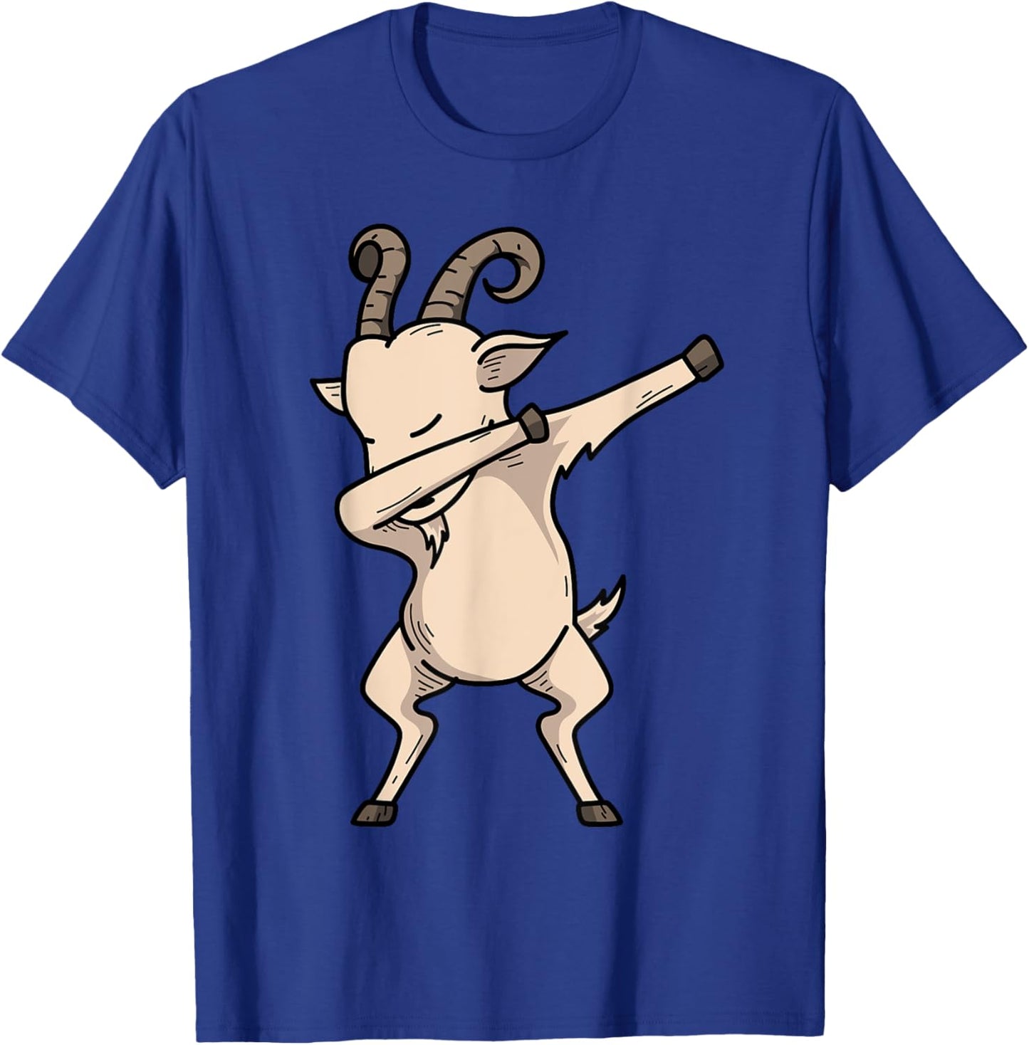 Cool Goat Design Women Kids Dabbing Boer Goat Lovers T-Shirt - T-Shirt | Royal