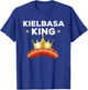 Funny Kielbasa King Outfit Poland Foods Tradition T-Shirt - T-Shirt | Royal