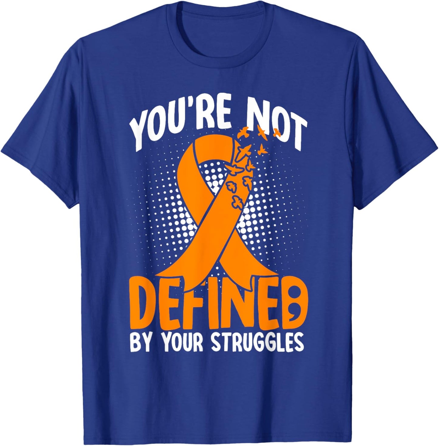 Self Harm Awareness Motivational Positive Mindfulness T-Shirt - T-Shirt | Royal