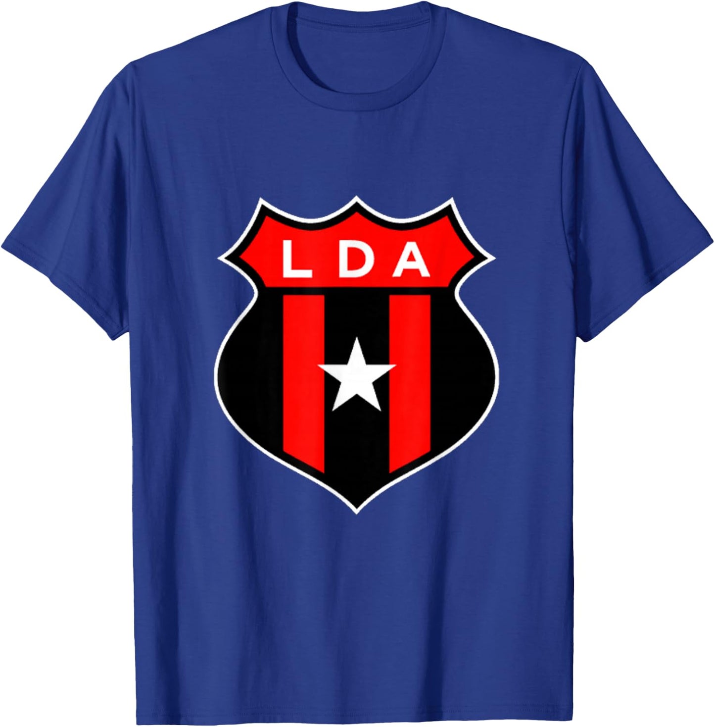 Liga Alajuelense -Adults & -Kids Black Modern Sport T-Shirt - T-Shirt | Royal