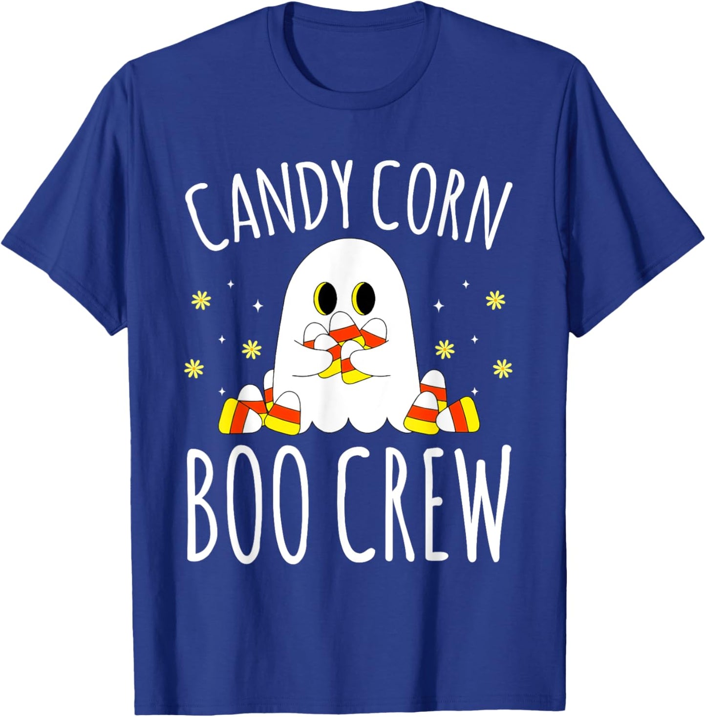Candy Corn Crew Halloween Costume Men Women Friends T-Shirt - T-Shirt | Royal