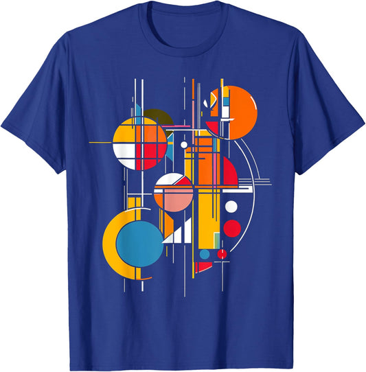@rtY Abstract Geometric Colorful Artwork Graphic , Small T-Shirt - T-Shirt | Royal