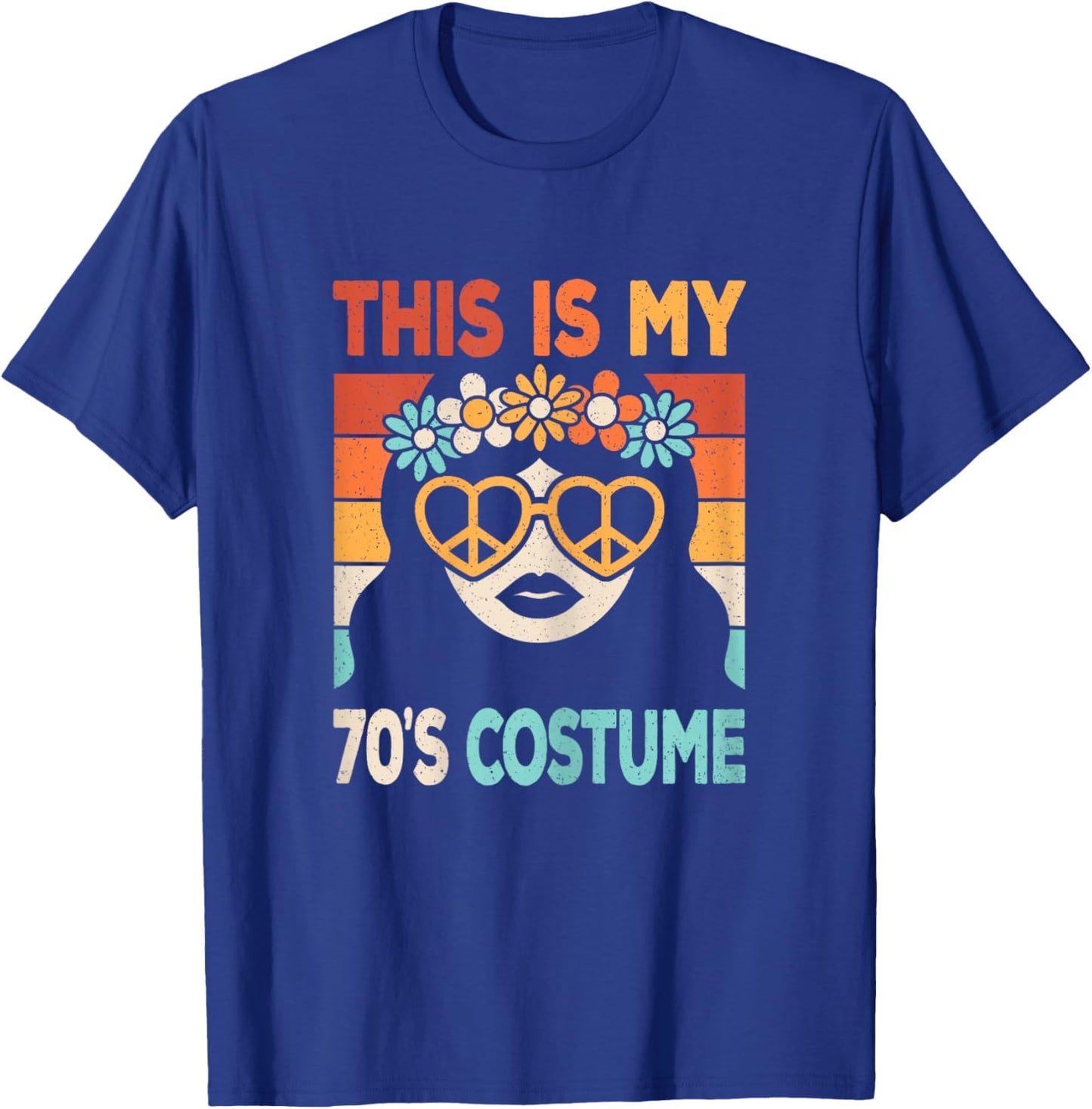 This Is My 70s Costume Disco Party 1970s 70s Outfit Women T-Shirt - T-Shirt | Royal