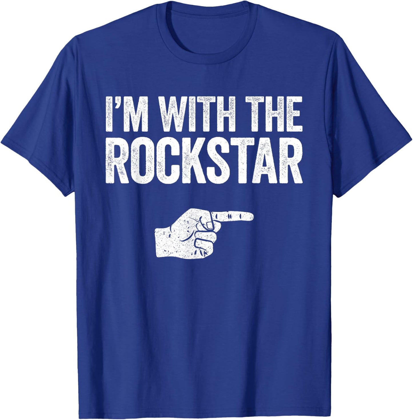 I'm with The Rockstar Shirt Matching Rockstar Costume T-Shirt - T-Shirt | Royal