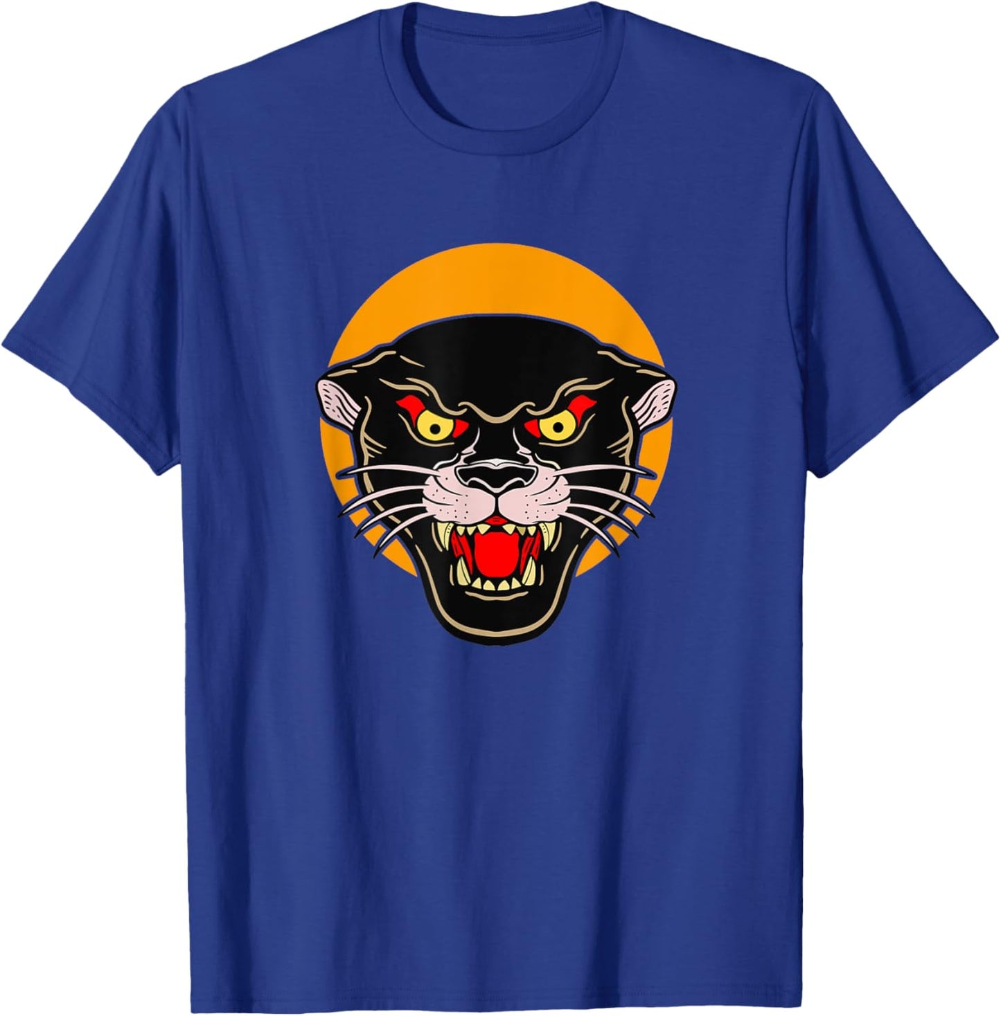 Vintage Traditional Tattoo Panther T-Shirt - T-Shirt | Royal