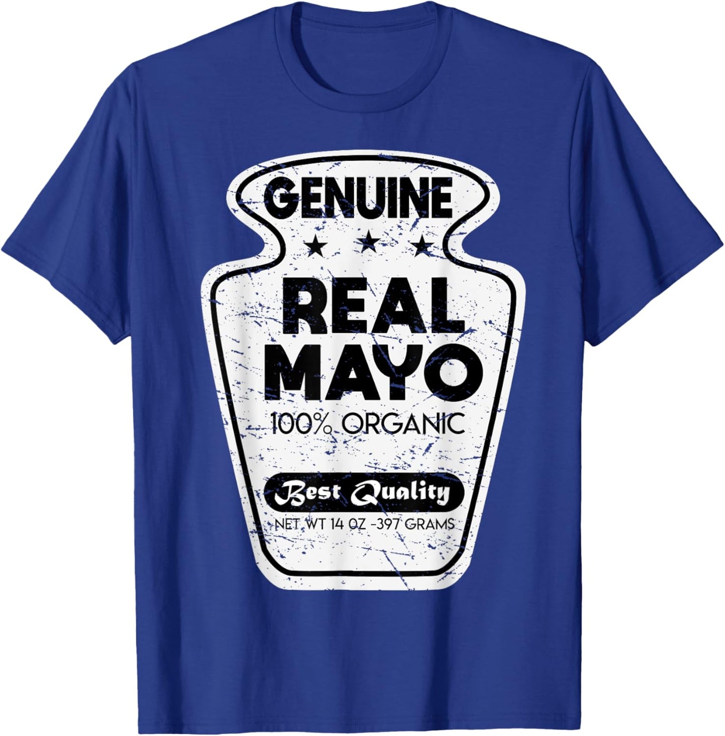 Condiment Mayo Mayonnaise Costume Vintage Halloween Gifts T-Shirt - T-Shirt | Royal