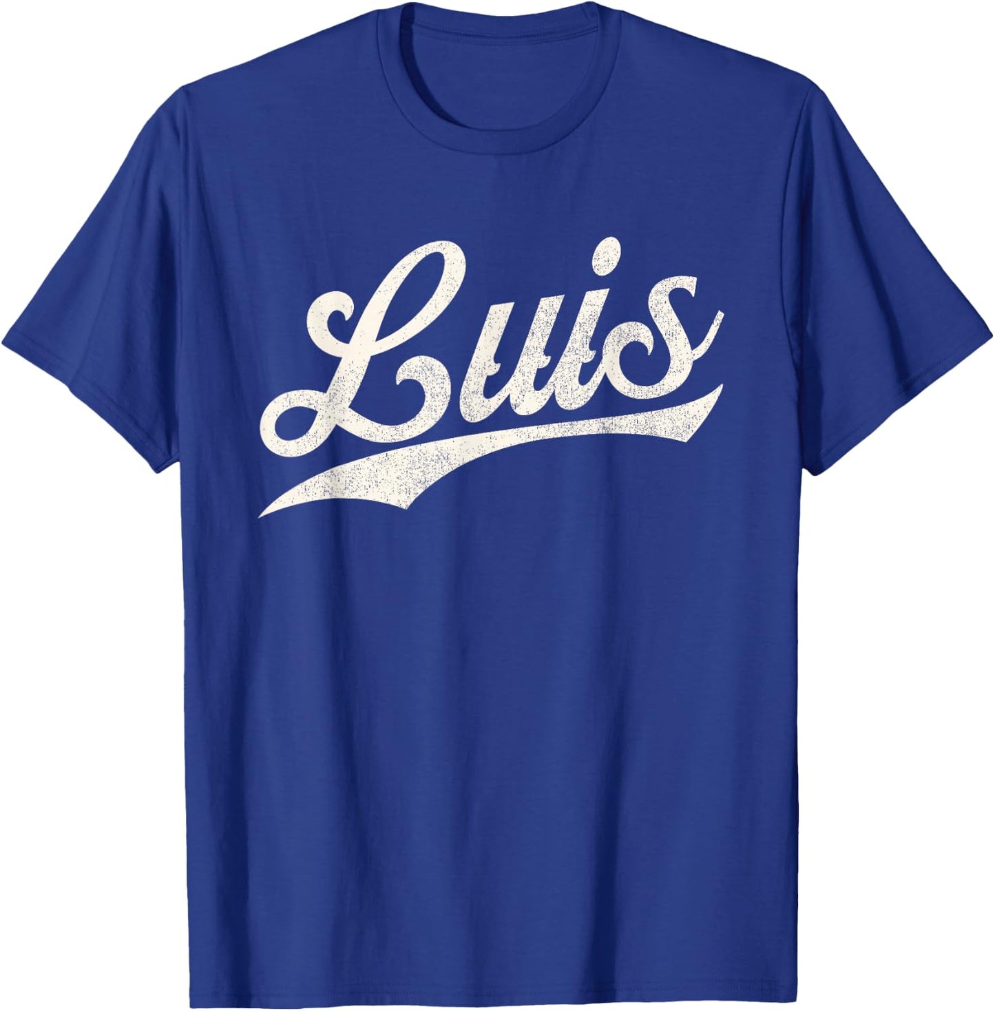 Luis Name, Retro Vintage Luis Given Name T-Shirt - T-Shirt | Royal