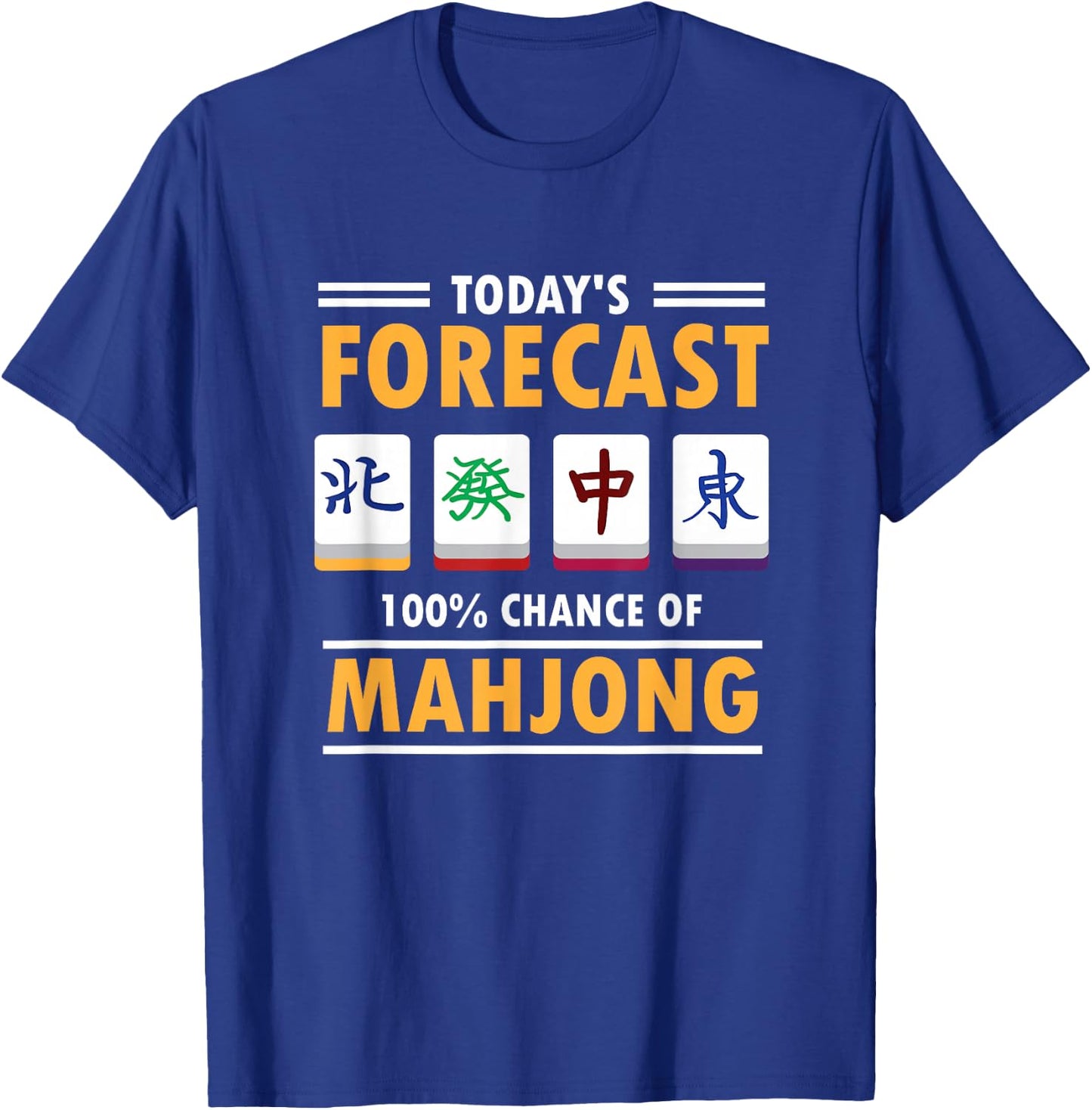 Mah Jong 100% de chances de reussite & Gifts -Adults Black Small Classic Fit Short Sleeve T-Shirt - T-Shirt | Royal