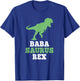 BabaSaurus Rex Dino Dinosaur Funny Baba-Saurus T-Shirt - T-Shirt | Royal