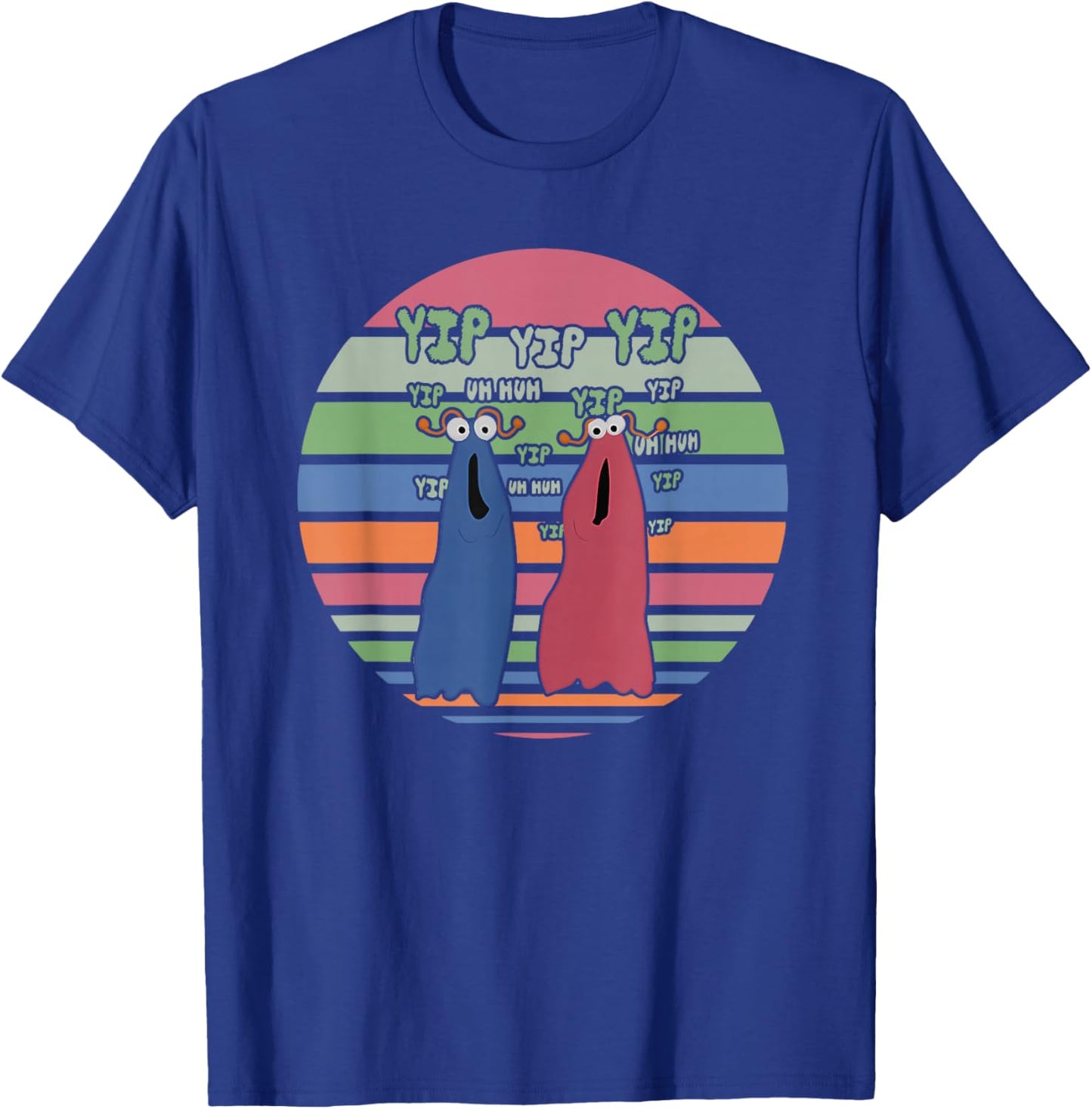 Yip Yip Yip Yip Uh Huh Yip Uh Huh Yip Apparel T-Shirt - T-Shirt | Royal