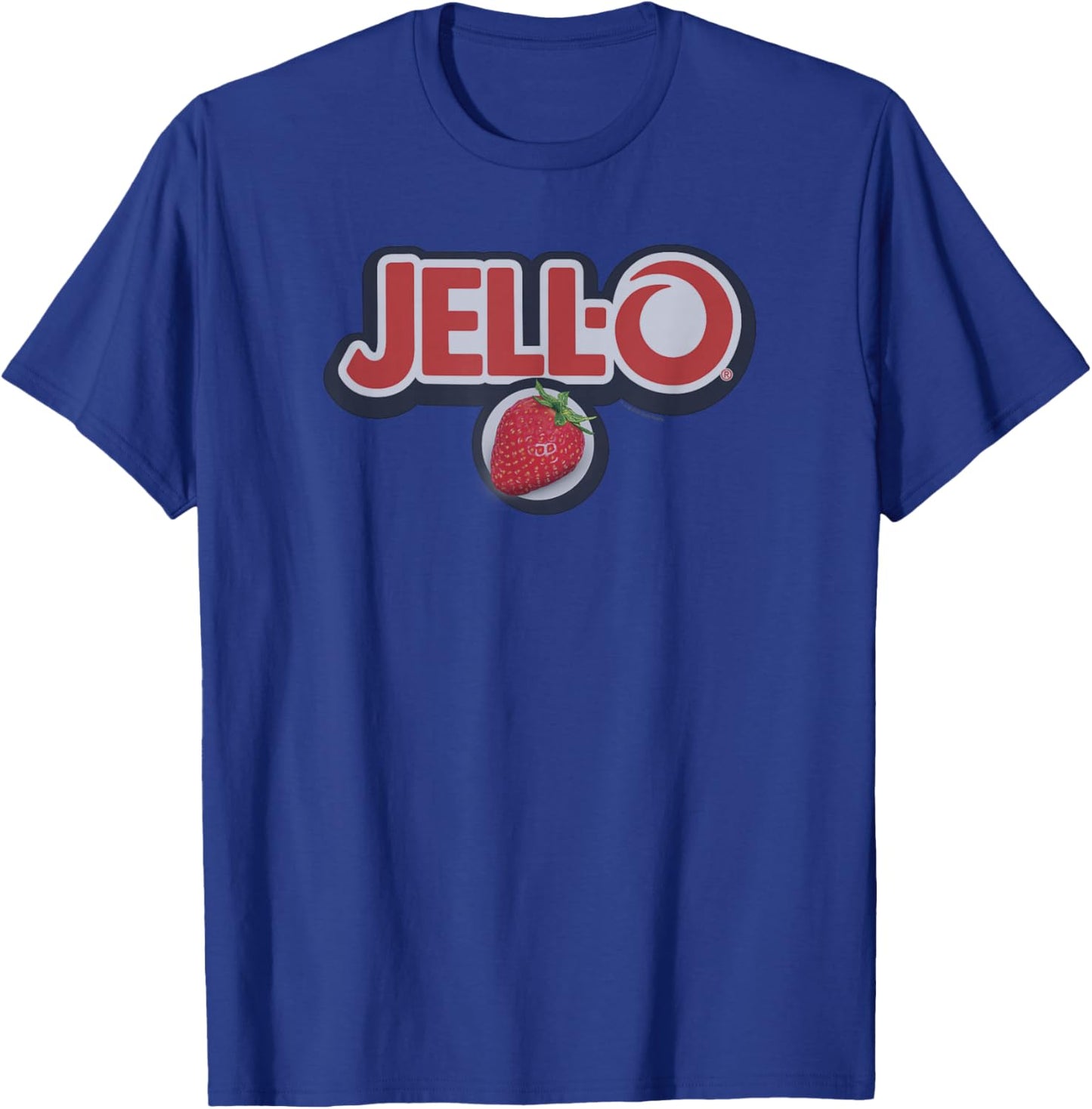Jell-O Strawberry Vintage Snack Classic Logo T-Shirt - T-Shirt | Royal