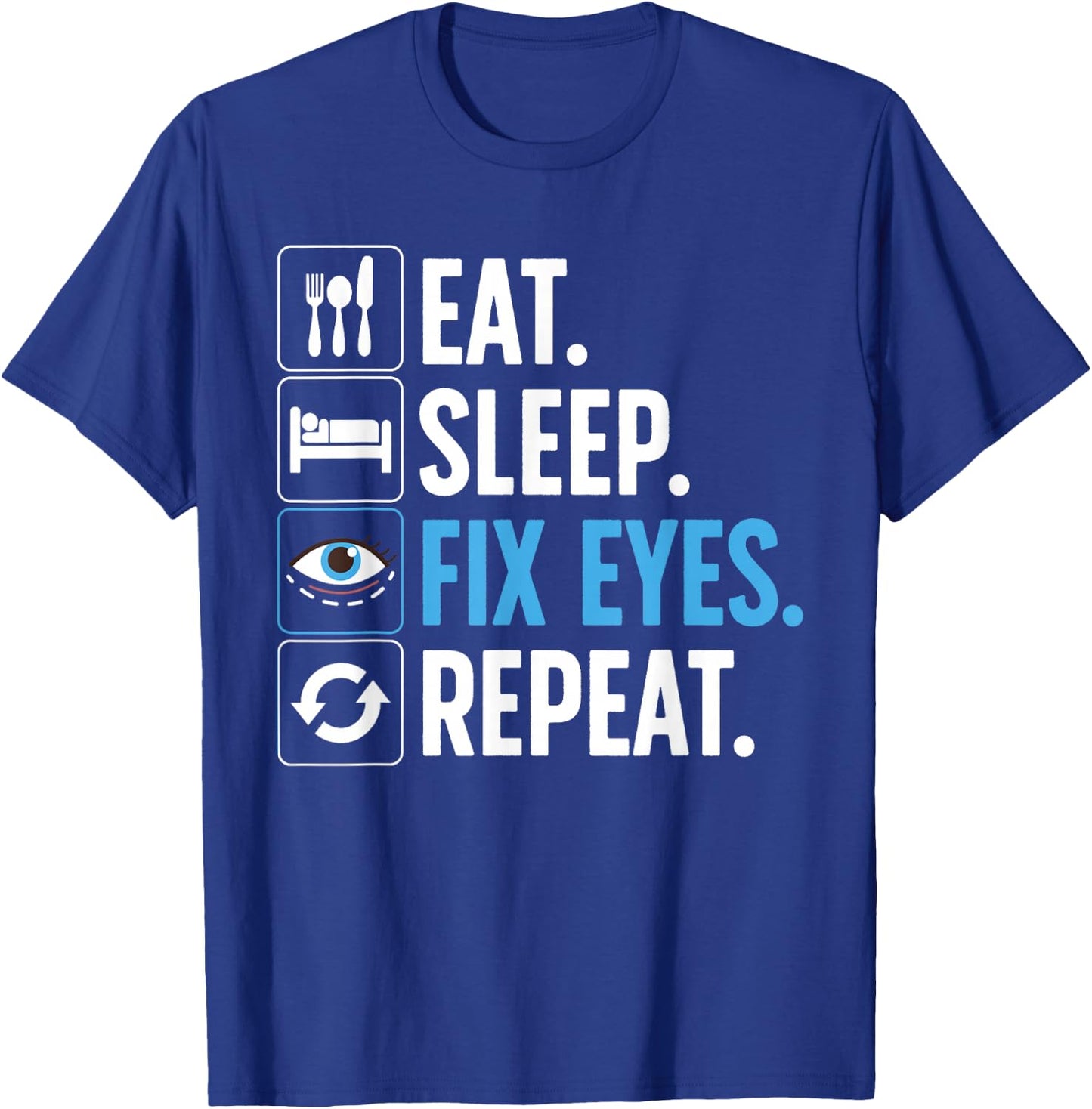 Eye Surgeon Art Women Eye Doctor Ophthalmologist T-Shirt - T-Shirt | Royal