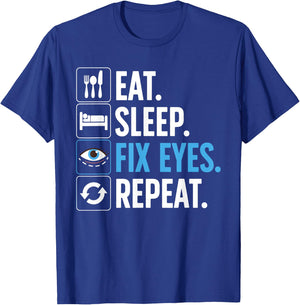 Eye Surgeon Art Women Eye Doctor Ophthalmologist T-Shirt - T-Shirt | Royal