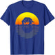 Komodo dragon shirt retro sunset 70s vintage Komodo dragon T-Shirt - T-Shirt | Royal