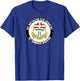 SoldierTees 1st Battalion 6th Infantry 1st Armored Division Veteran -Adults Black Cotton 100% Short Sleeve Classic Fit Small T-Shirt - T-Shirt | Royal