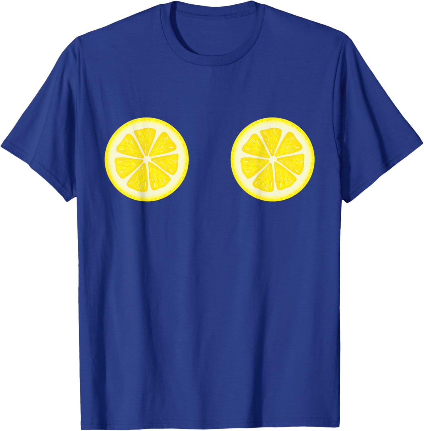 Funny Lemon Boobs - Fruit-Inspired Summer T-Shirt - T-Shirt | Royal
