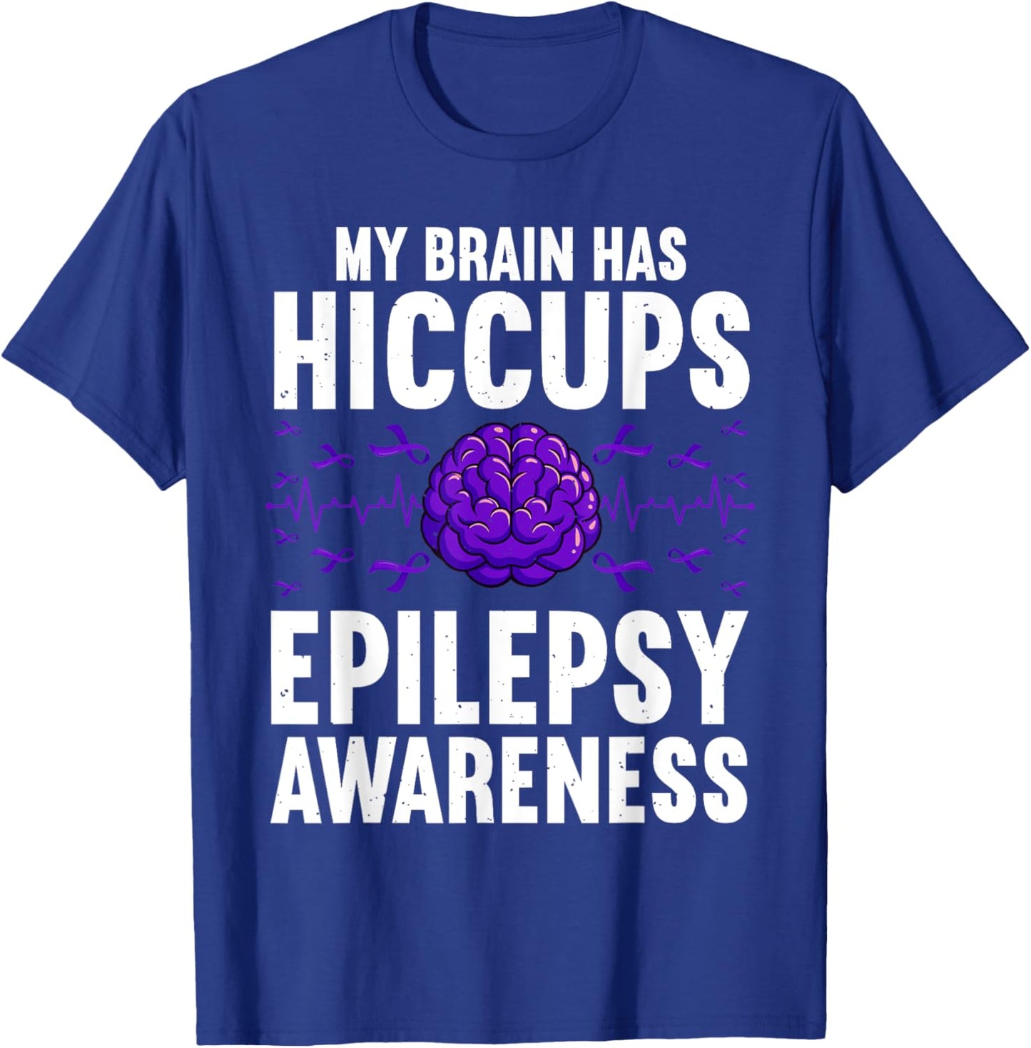 Cool Epilepsy Art Women Seizure Epilepsy Awareness T-Shirt - T-Shirt | Royal