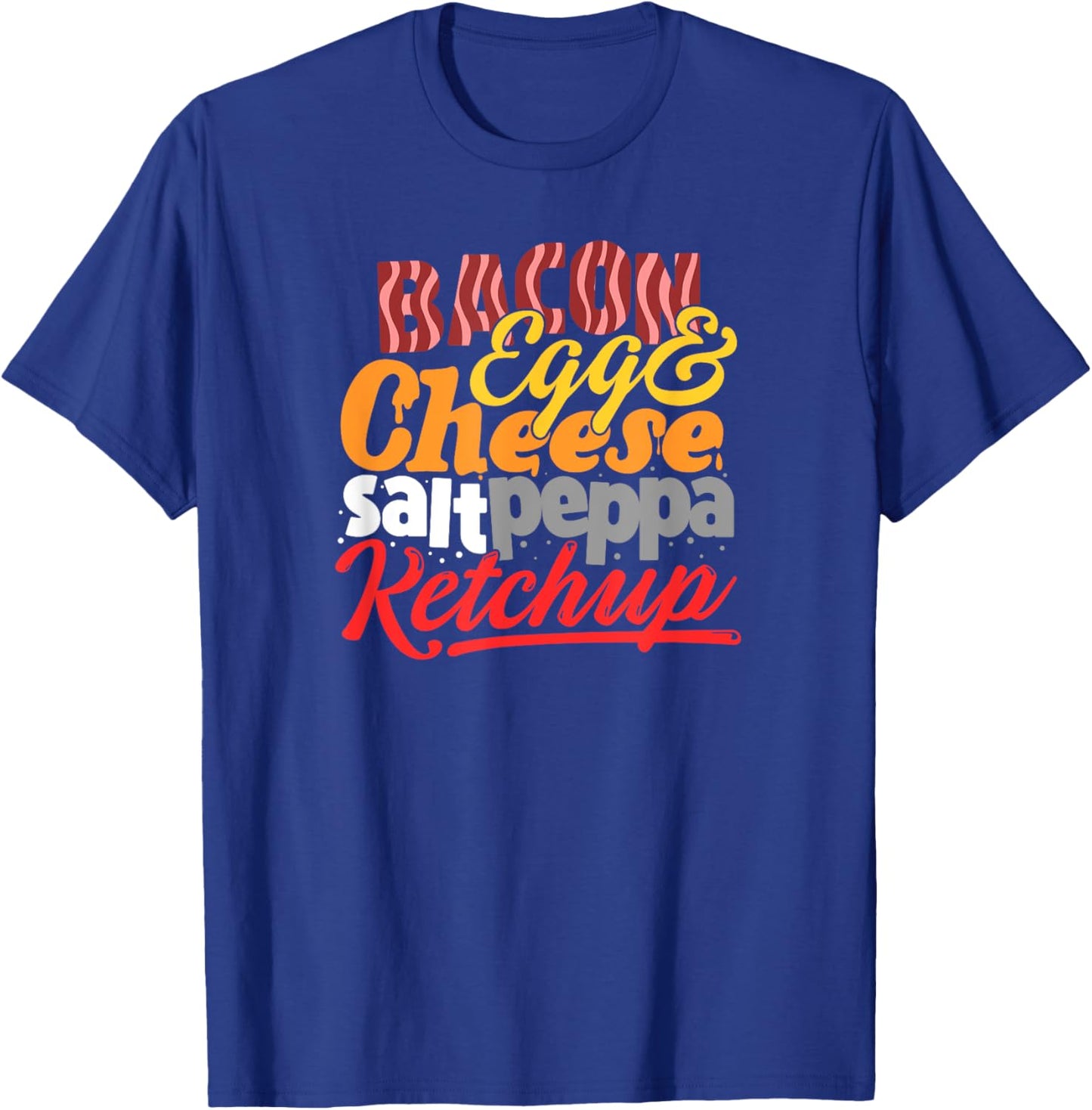 New York Breakfast Sandwich BECSPK Bacon Egg & Cheese Foodie T-Shirt - T-Shirt | Royal