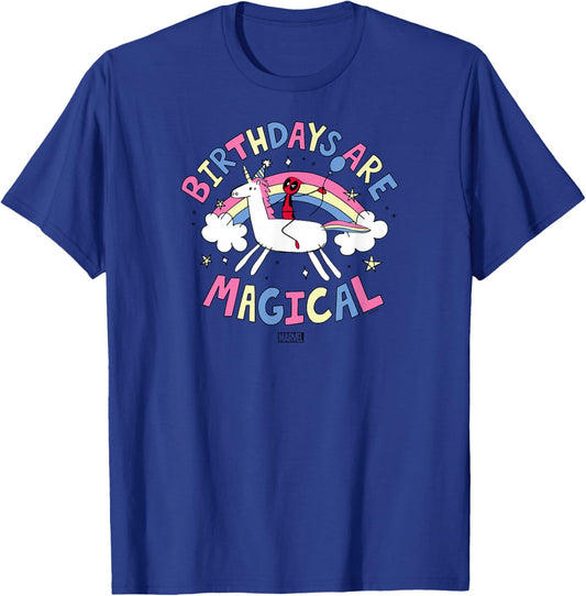 Deadpool - Birthdays are Magical T-Shirt - T-Shirt | Royal