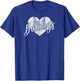 Bulldogs Baseball Softball High School Team Mascot Mom T-Shirt - T-Shirt | Royal