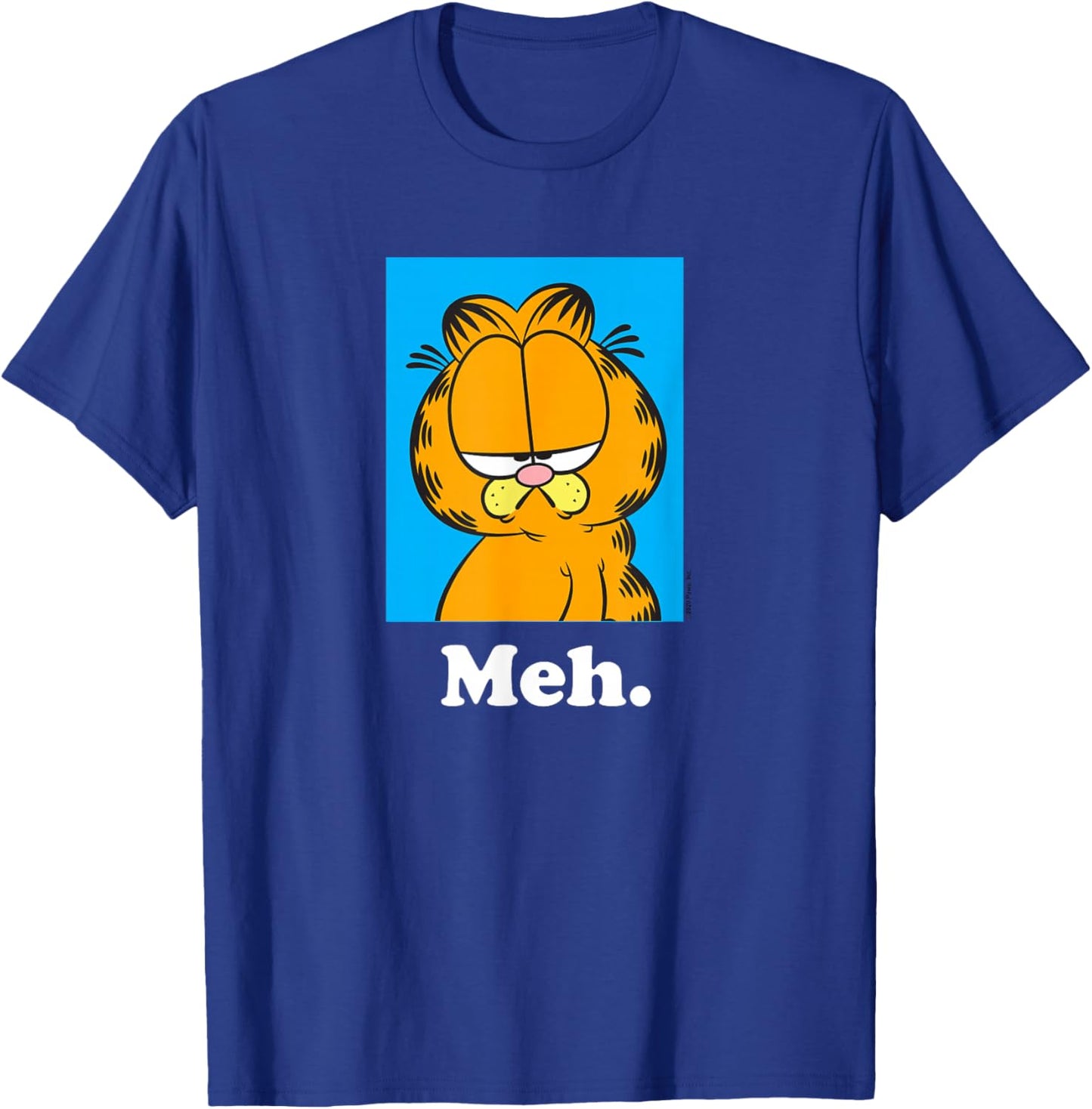 Garfield - Meh T-Shirt - T-Shirt | Royal