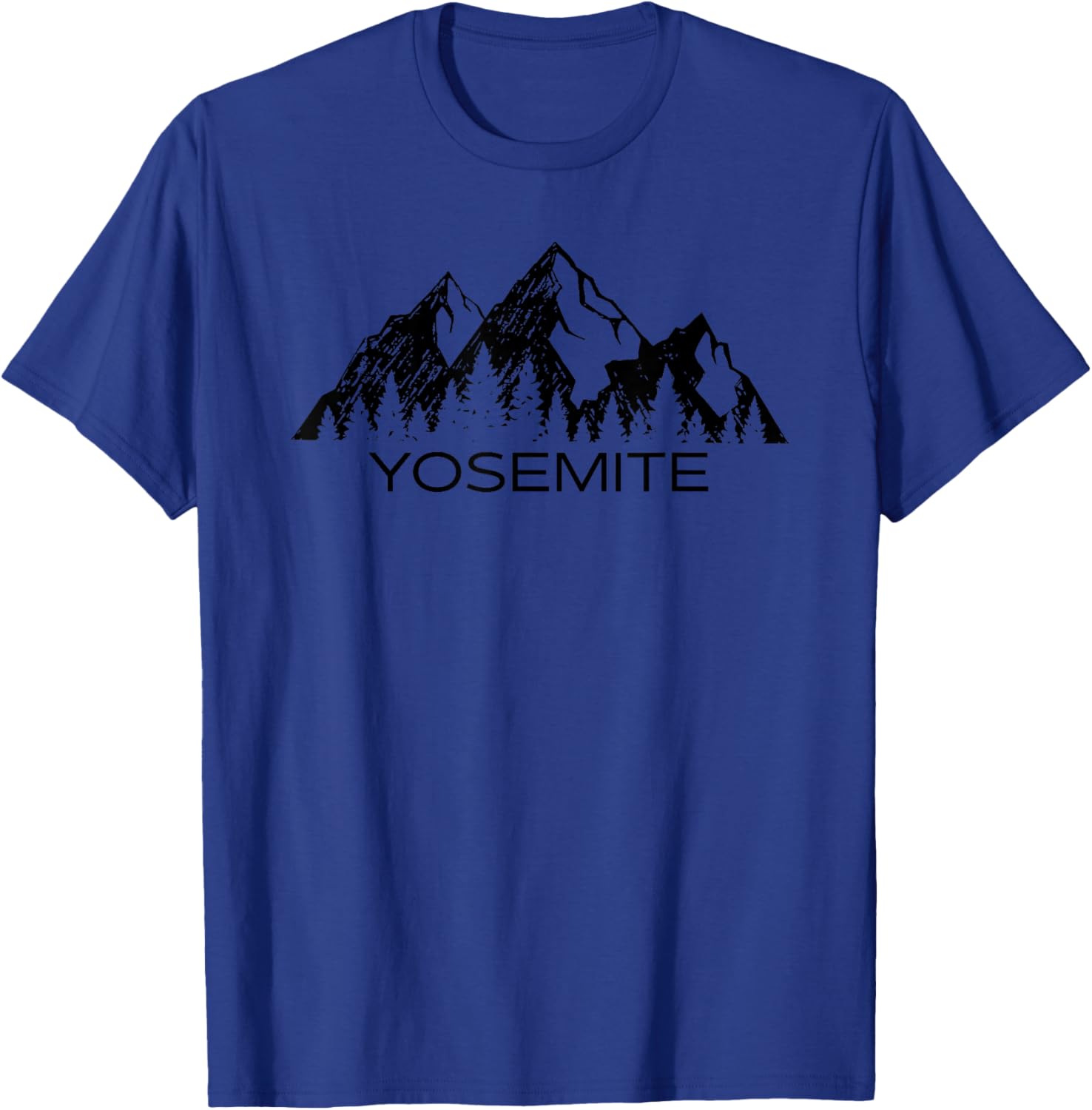 Yosemite National Park California Mountain | Yosemite Geschenk T-Shirt - T-Shirt | Royal