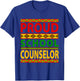 Proud School Counselor Job Costume Black History Month Afro T-Shirt - T-Shirt | Royal