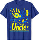 Proud Uncle World Down Syndrome Awareness Day Matching T-Shirt - T-Shirt | Royal