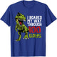 Dino T-Rex | I Roared My Way Through 100 Days T-Shirt - T-Shirt | Royal