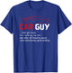 Funny Car Guy Definition - Sport Car Lover| Car guy Mechanic T-Shirt - T-Shirt | Royal