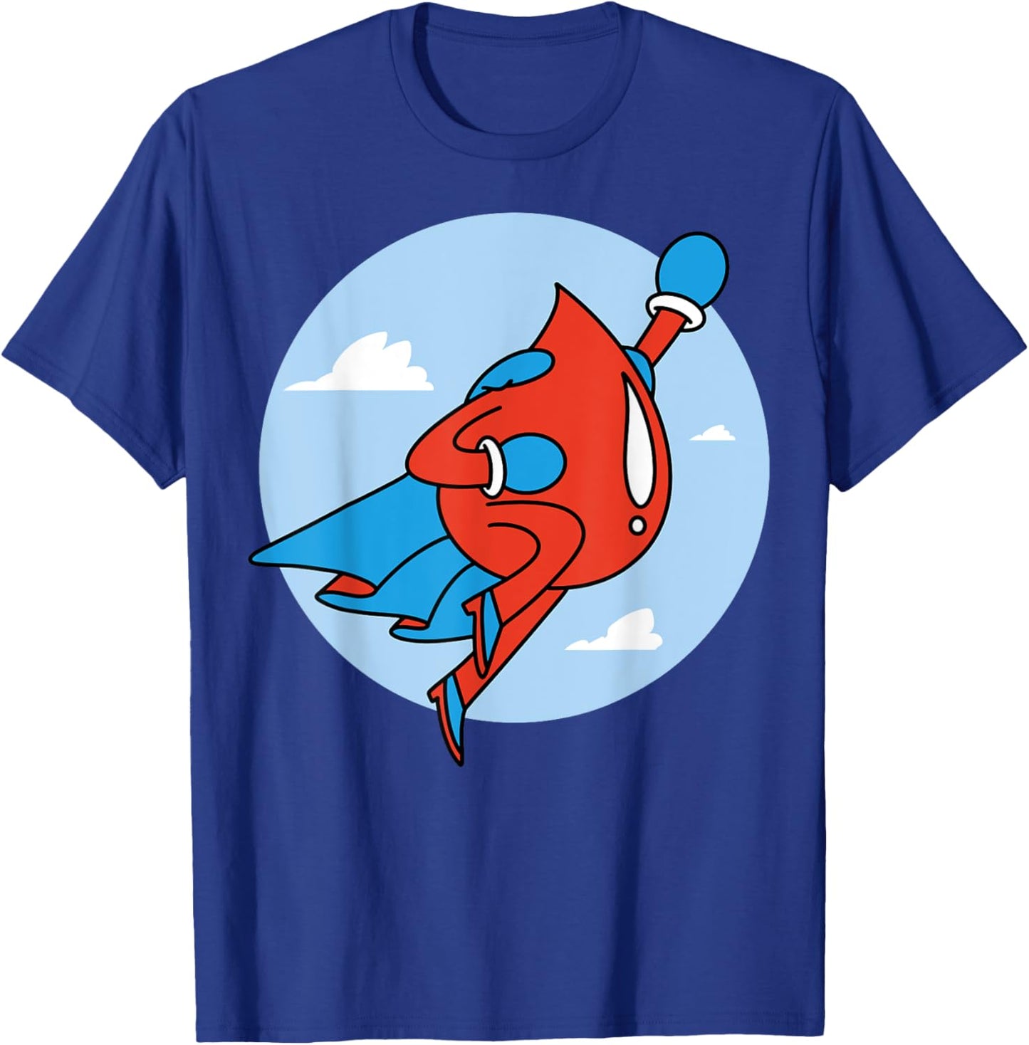 Superhero Blood Drop T-Shirt - T-Shirt | Royal