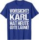 Vorname Karl T-Shirt - T-Shirt | Royal
