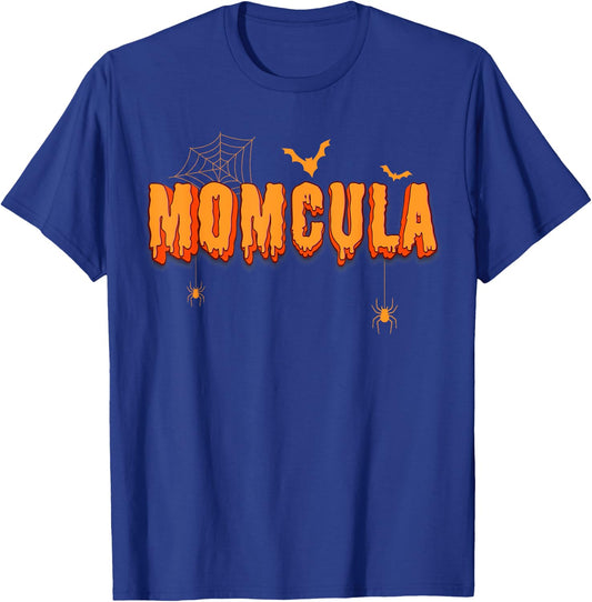 Funny Momcula halloween ,Dad Costume Momster Family matching T-Shirt - T-Shirt | Royal