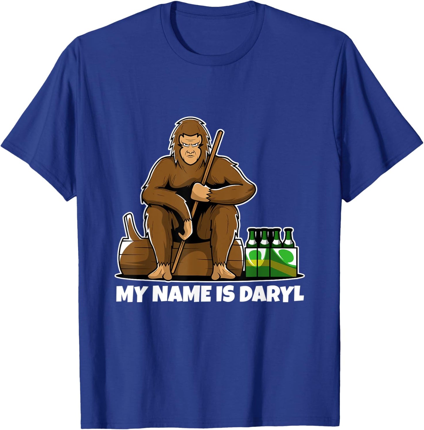 My Name is Daryl Bigfoot T-Shirt - T-Shirt | Royal