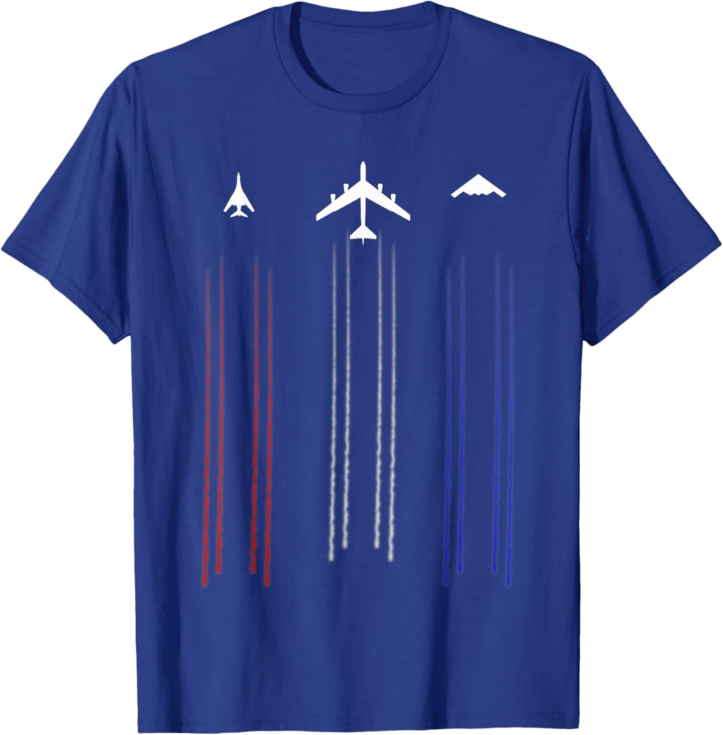 B-2 Spirit B-1 Lancer B-52 Bomber Airplane T-Shirt - T-Shirt | Royal