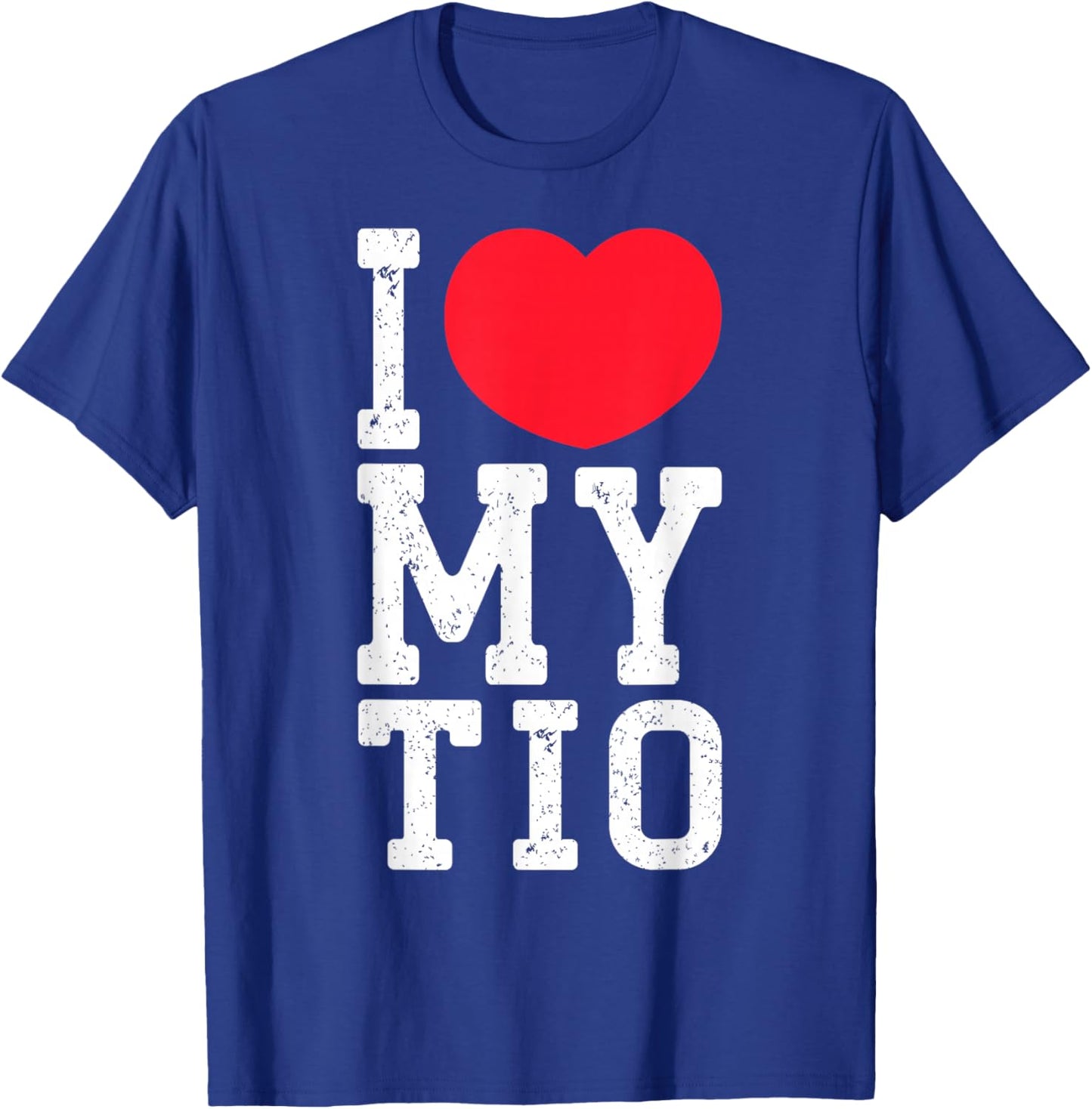 I Love My Tio Funny I Heart My Tio For Family Lover T-Shirt - T-Shirt | Royal