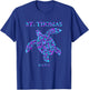 St Thomas USVI Sea Turtle Boys Girls Toddler T-Shirt - T-Shirt | Royal