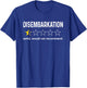 Disembarkation Awful Would Not Recommend Funny Cruise Ship T-Shirt - T-Shirt | Royal