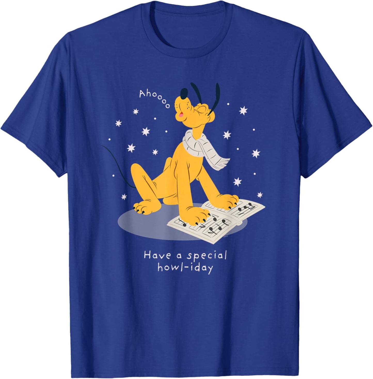 Disney Pluto Holiday Christmas Have a Special Howl-iday T-Shirt - T-Shirt | Royal