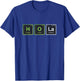 Hola Spanish Hi Hello Chemical Element Funny T-Shirt - T-Shirt | Royal