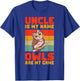 Uncle is my Name Owls are my Game Owl T-Shirt - T-Shirt | Royal