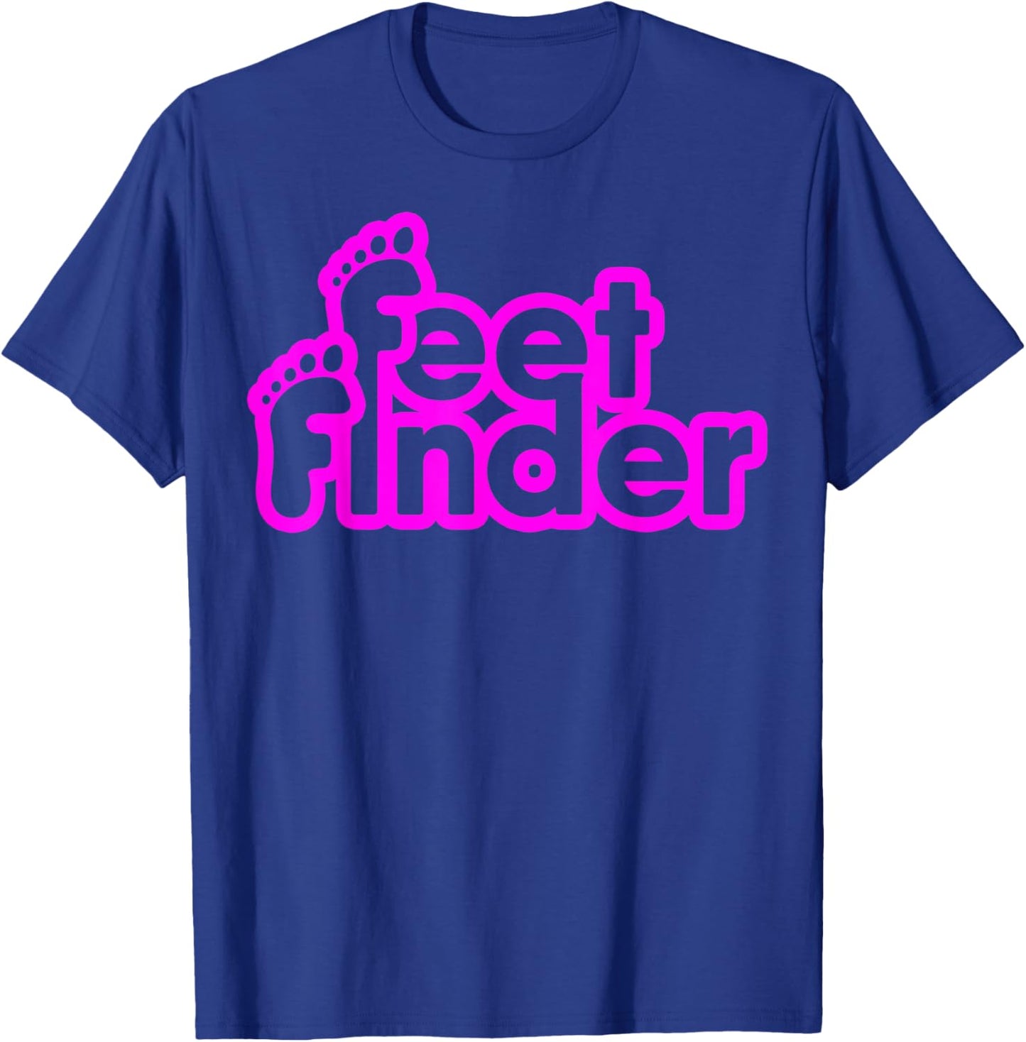 Feetfinder Funny Women T-Shirt - T-Shirt | Royal