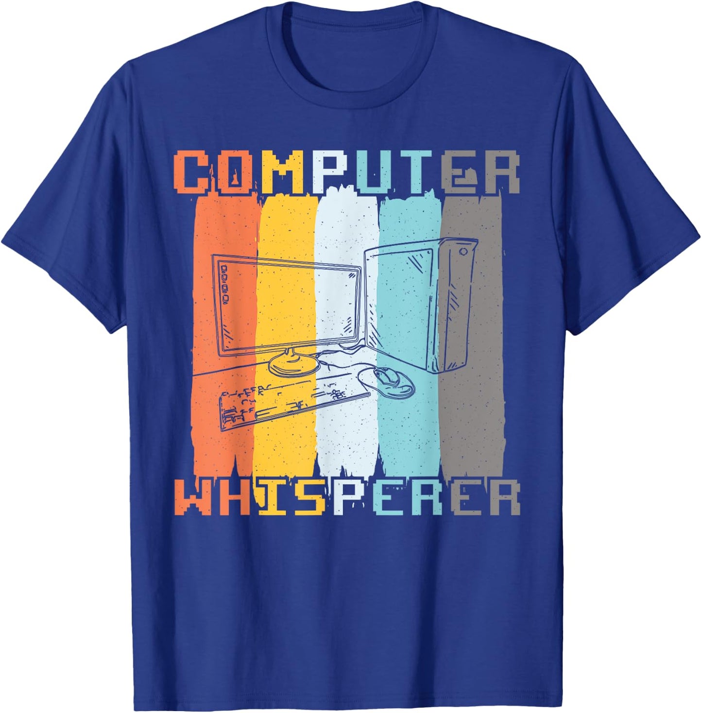 Computer Whisperer Coding Funny Technology Nerd T-Shirt - T-Shirt | Royal