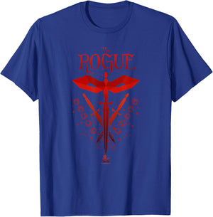 Dungeons & Dragons The Rogue Class Stealth Swords Logo T-Shirt - T-Shirt | Royal
