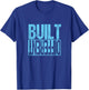 Match Blue Color -Adult Retro-Modern Black Small Short Sleeve T-Shirt - T-Shirt | Royal